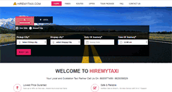 Desktop Screenshot of hiremytaxi.com